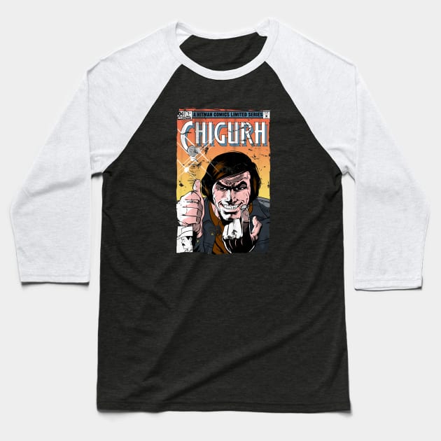 Chigurh Comics Baseball T-Shirt by Eman